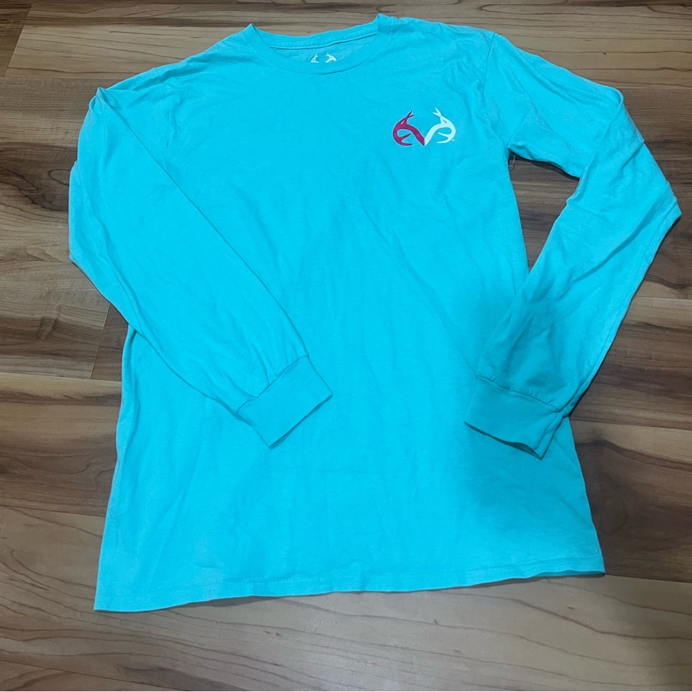 Realtree Teal Long Sleeve Shirt